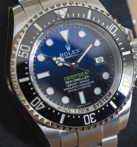 rolex deepsea blue dial review